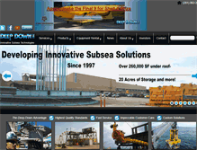 Tablet Screenshot of deepdowninc.com